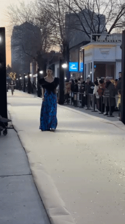 Outdoor fashion show and cultural events held in Beijing's 798 Art Zone