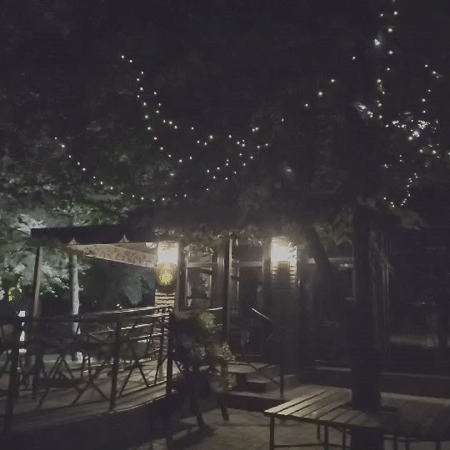 Evening life documented across Horishni Plavni, Ukraine neighborhoods