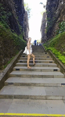 Tourist visits Garuda Wisnu Kencana monument in Bali