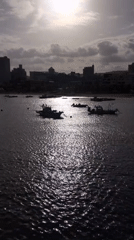 Morning coastal scenes documented across Ulsan harbor and breakwaters