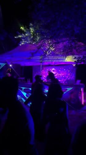 Outdoor rave night in Burgas with DJ sets and live performers