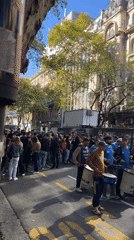 Labor demonstration draws crowds to Buenos Aires streets