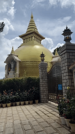 Morning visit to Buddhist temple complex documented in Da Lat