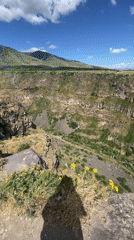 Canyon views and a hilltop wedding near Artashavan, Armenia