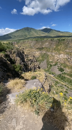 Canyon views and a hilltop wedding near Artashavan, Armenia