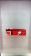Nike Air Jordan shoe display spotted in Milan