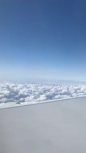 Passenger documents routine flight experience over Pudong, China