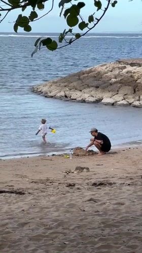 Morning leisure activities captured across Denpasar beaches and streets
