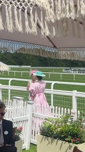 Royal Ascot race day, dressed up and in full swing