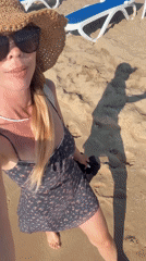 Early morning beach life captured in Nesebar, Bulgaria resort