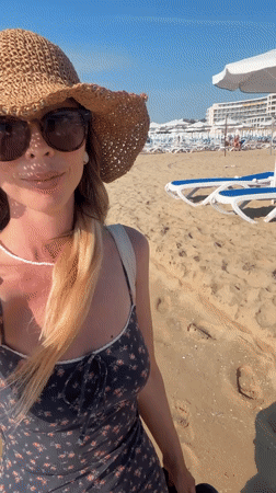 Early morning beach life captured in Nesebar, Bulgaria resort
