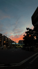 Barcelona witnesses document vibrant sunset, daily life moments