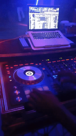 DJ and live music performance at Lokoja nightclub