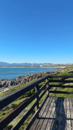 Clear Day Coastal Views Captured in Overstrand, South Africa