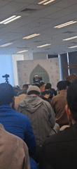 Late-night prayers and address at a South Jakarta mosque