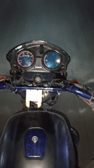 Night motorcycle ride documented from rider's perspective in Dar es Salaam