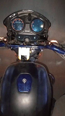 Night motorcycle ride documented from rider's perspective in Dar es Salaam