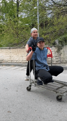 Afternoon leisure activities and street music observed in Varna
