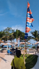Pool party and beach vibes at a Ko Samui resort