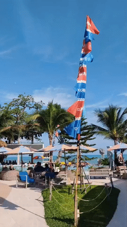 Pool party and beach vibes at a Ko Samui resort
