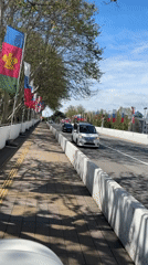 Mother with baby stroller spotted on flaglined Sochi streets