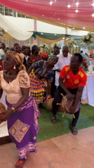Wedding celebration with traditional music and dancing in Jos, Nigeria