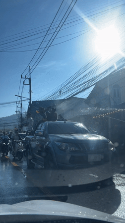 Songkran water festival celebrations observed in Rawai, Thailand