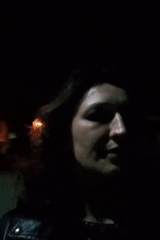 Woman's nighttime journey documented across multiple locations, May 2026