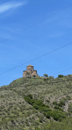 Historic stone church documented on hilltop in Mukhatgverdi, Georgia