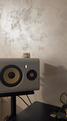 Music studio equipment documented in Sofia during evening hours