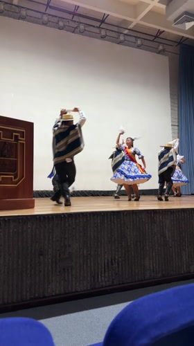 Traditional folk dance performance staged in Arica, Chile