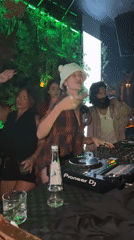 Nightclub scene captured in North Kuta, Indonesia