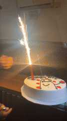 Birthday cake lit and cut for Mize in Iranla, Nigeria
