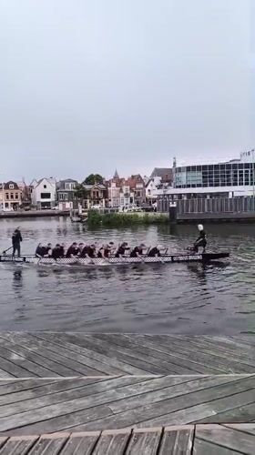 Summer recreation scenes unfold along Alkmaar waterfront