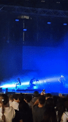 Live music concert draws audience in Valencia, Spain