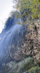 Waterfall and rock formations documented in Razhdavitsa, Bulgaria