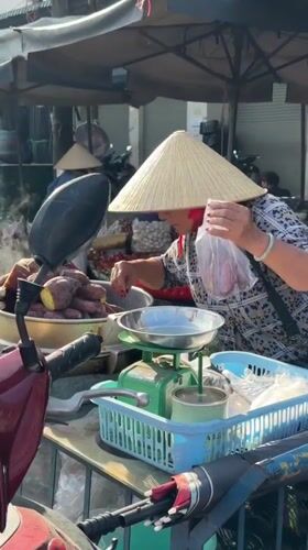 Morning street life and school assembly in Nha Trang