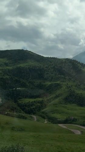 Panoramic mountain views captured in Kashka Suu, Kyrgyzstan