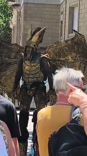 Street performers draw crowds in Barcelona's tourist areas