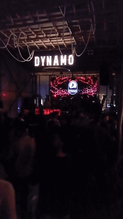 Nightclub scene captured at Dynamo Club in Vagator, India