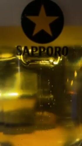 Sapporo beer and tabletop grill documented in Kutchan