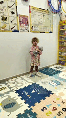 Children attend supervised play session at Podgorica learning facility