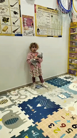 Children attend supervised play session at Podgorica learning facility