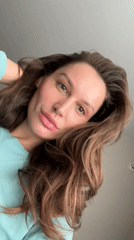 Woman poses for camera in Moscow apartment