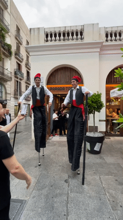 Barcelona street life and Gothic architecture documented Thursday afternoon
