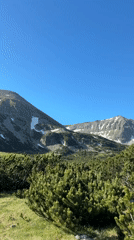 Summer hiking in the Rila Mountains near Samokov, Bulgaria