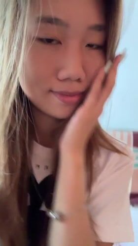 Casual selfie session at home in Guandu, China