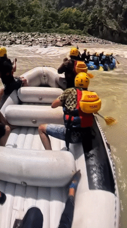 Rafts, boats, found cash, and painted skies near Sofia