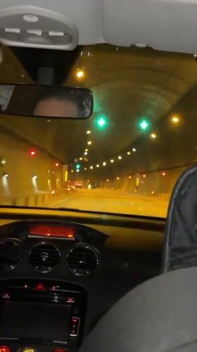 Car journey documented in Dagomys, Russia