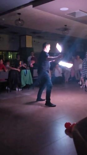 Traditional Bulgarian band performs live music at Levski restaurant